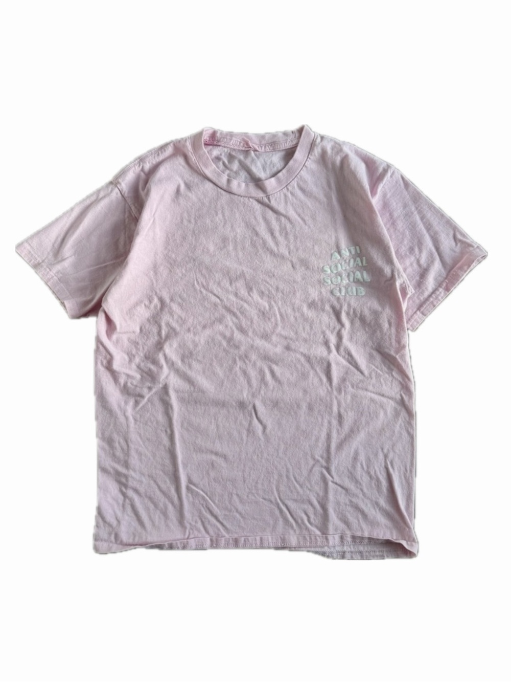 Anti Social Club Pink Cherry Blossom Tee Size S